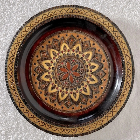 Vintage Hand Crafted In Poland Wood Art Wall Decor - Picture 2 of 10